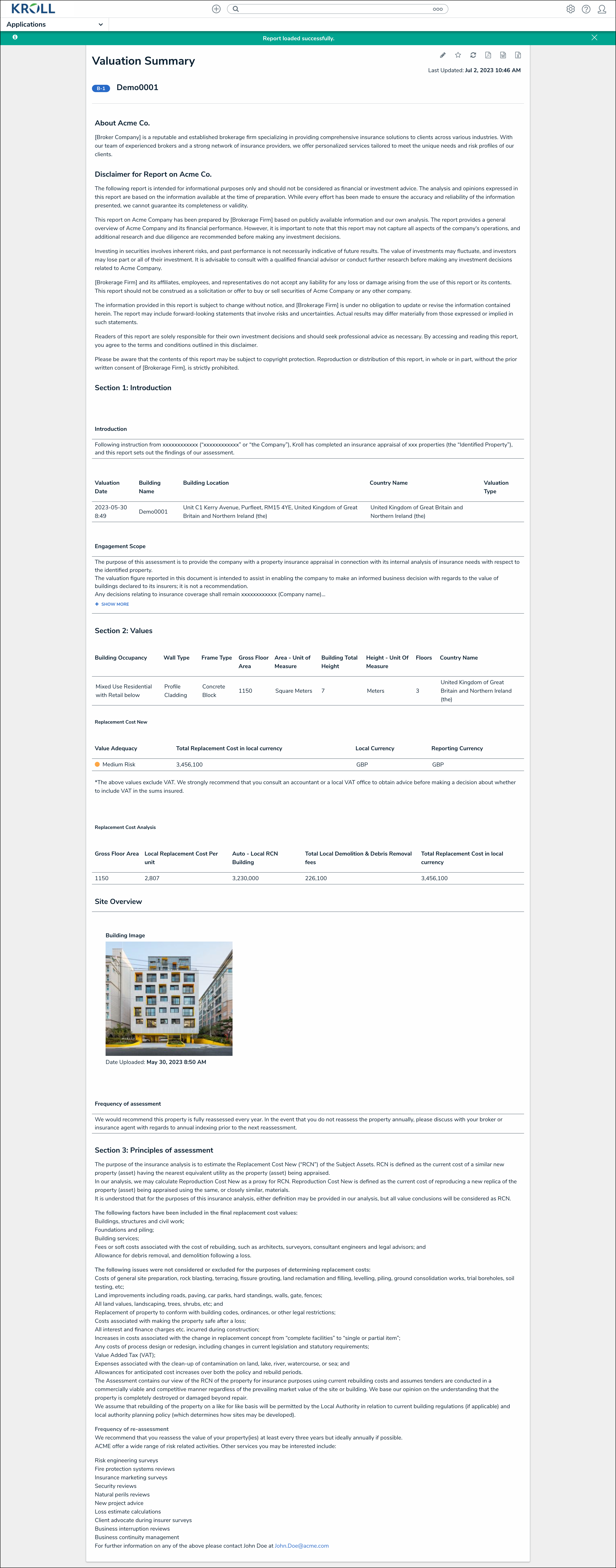 Valuation